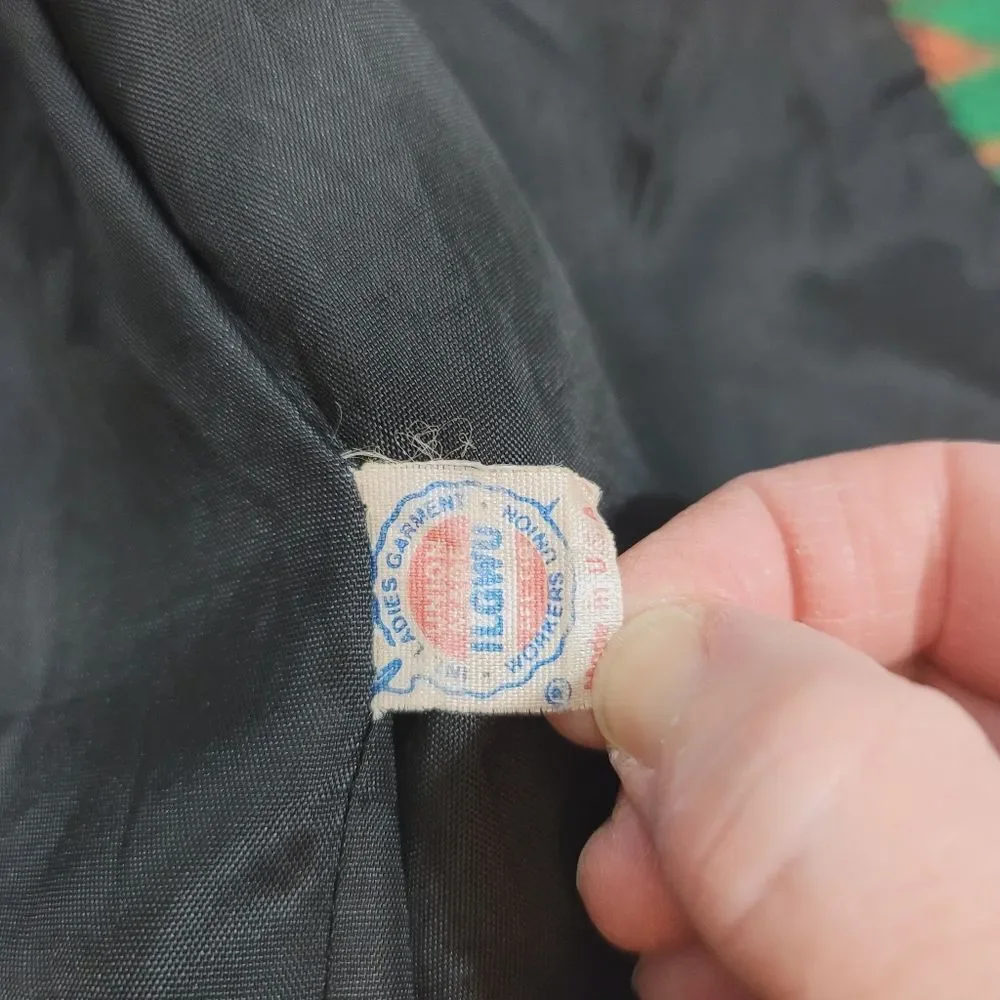 Vintage Jofeld Wool Blend Southwestern Aztec Button Down Blazer Coat Size Small - Picture 12 of 16